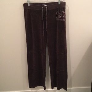Juicy Couture Velvet Pants - Brown